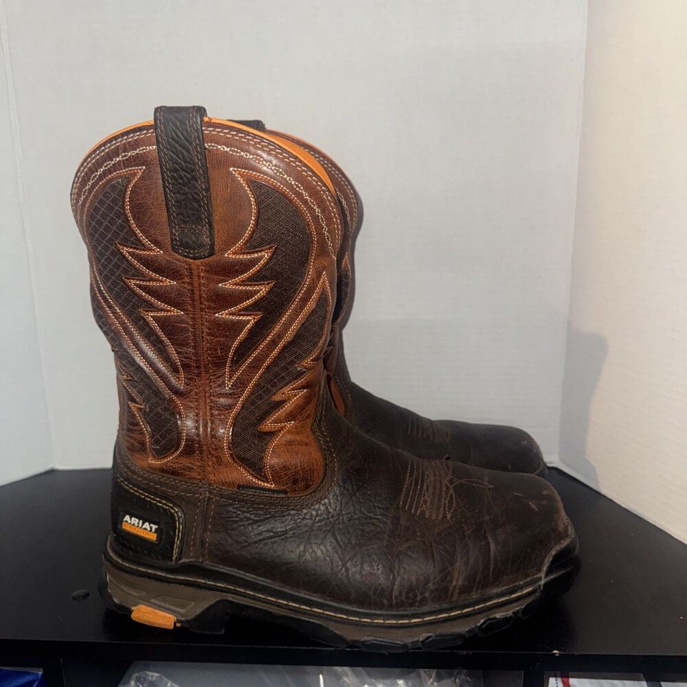 Ariat Intrepid VentTEK Composite Toe Work Boots Construction Vented 10.5 D